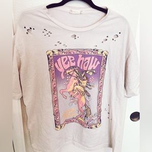 Cute girl yee haw shirt